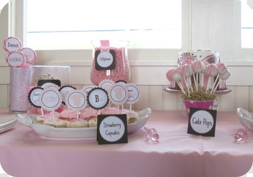 Baby Shower Minnie Mouse Table Infant Child - Cupcake Transparent PNG