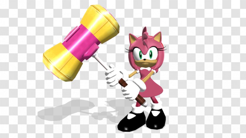 Amy Rose Hedgehog Wiring Diagram Art - Sonic Boom - 3d Model Transparent PNG