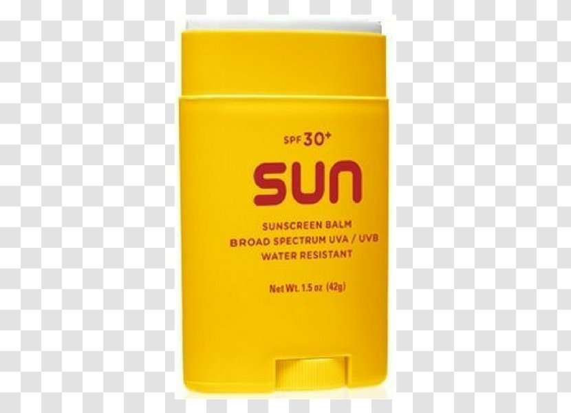 Sunscreen Lip Balm Cream Factor De Protección Solar Yellow - Irritation - Glide Transparent PNG