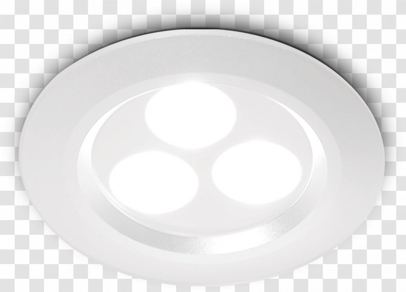 Lighting Light-emitting Diode White Recessed Light - Fancy Ceiling Lamp Transparent PNG