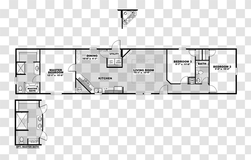 Floor Plan House Bedroom Bathroom Dining Room Transparent PNG