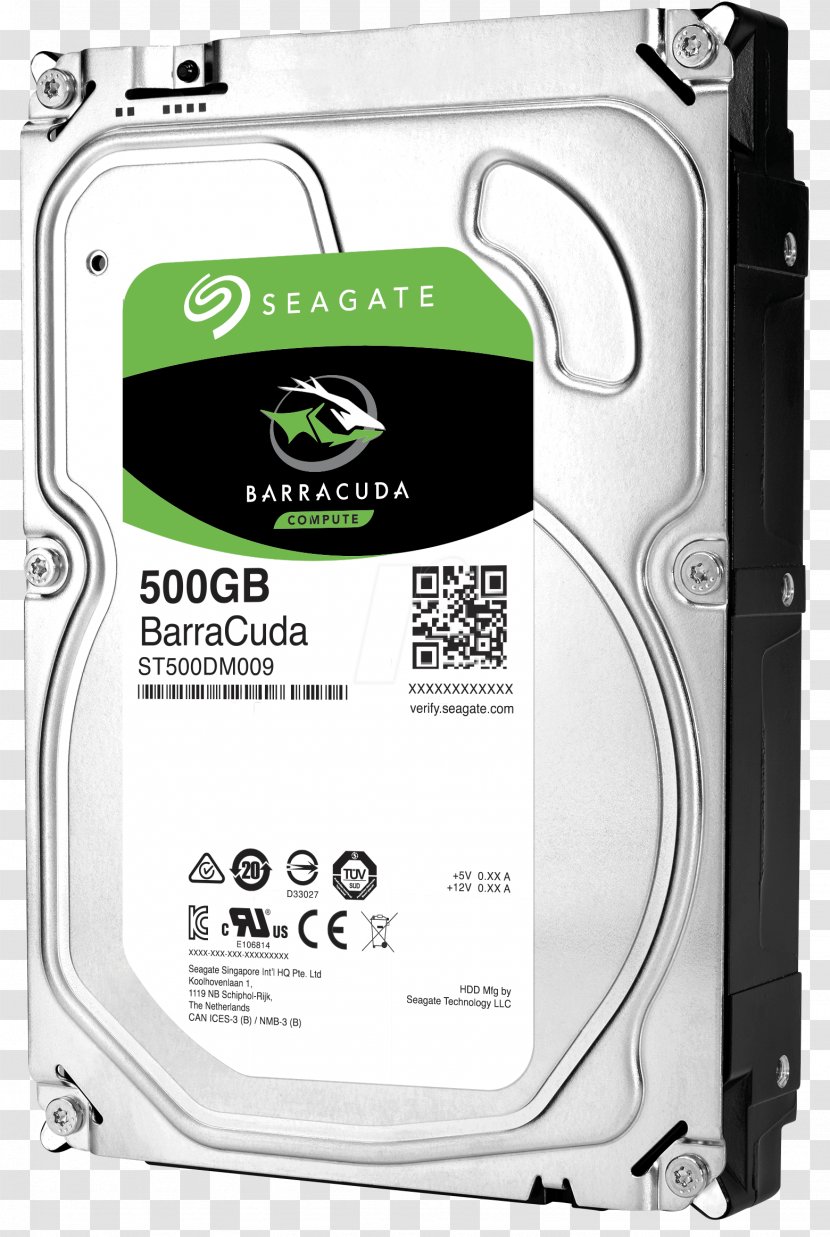 Seagate Barracuda Serial ATA Hard Drives Technology Data Storage - Disk Transparent PNG