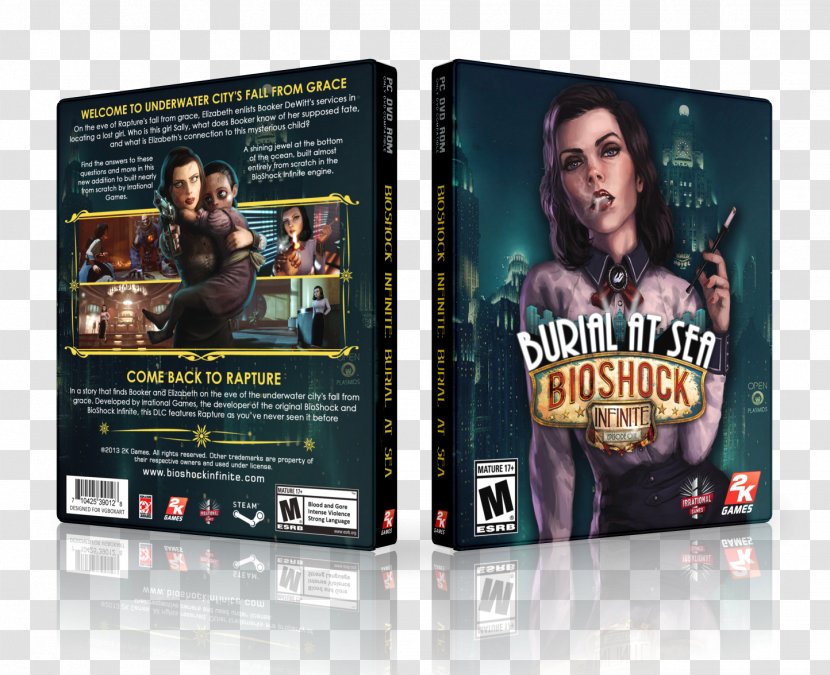 BioShock Infinite: Burial At Sea The Last Of Us PlayStation 3 Xbox 360 DVD - SEA VIEW Transparent PNG