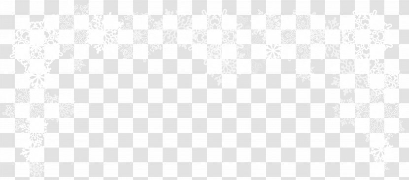 Black And White Pattern - Grey - Snowflake Decor Transparent Clip Art Transparent PNG