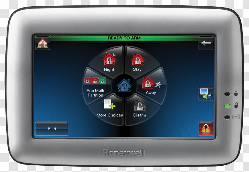 Security Alarms & Systems Honeywell Tuxedo Touch Wireless Camera Home Access Control - Hardware Transparent PNG