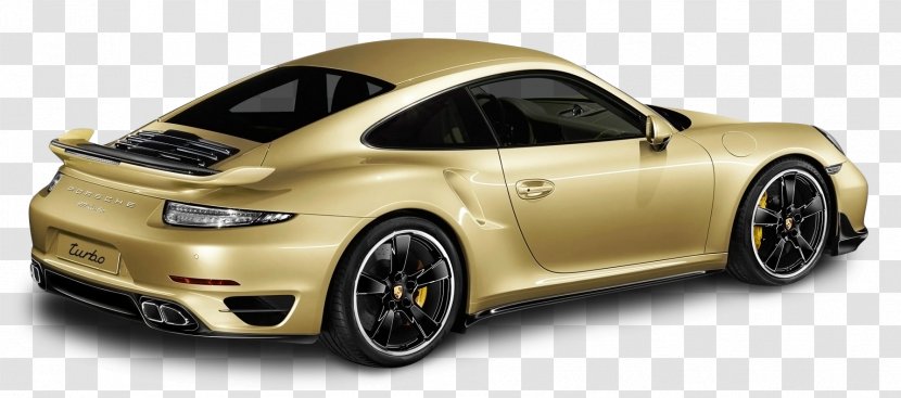2014 Porsche 911 GT3 930 Car - Brand - Turbo Aerokit Gold Transparent PNG