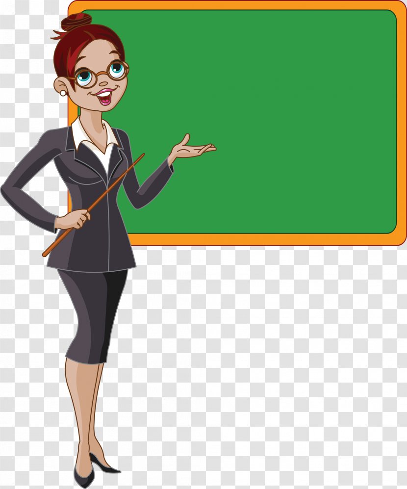 Student Teacher Cartoon Female Clip Art - Tree Transparent PNG