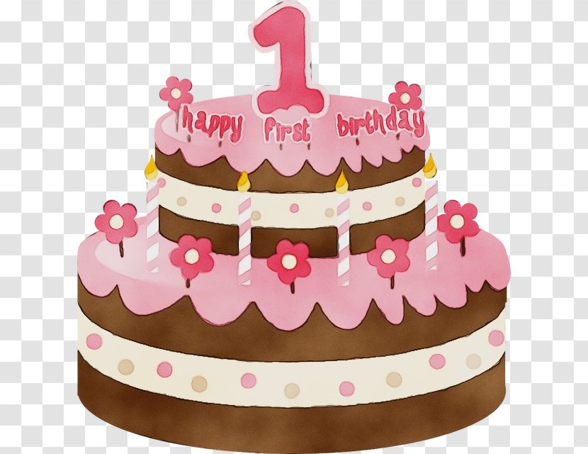 Pink Birthday Cake - Crown - Amusement Ride Transparent PNG