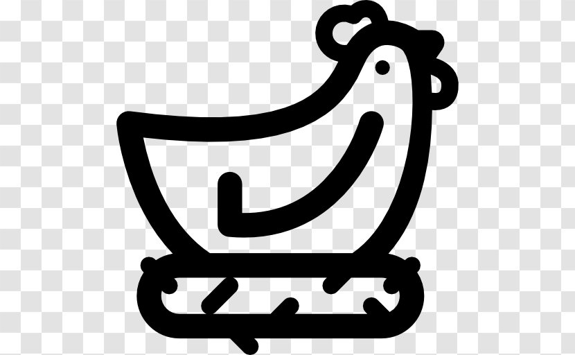 Chicken Clip Art - Black And White Transparent PNG