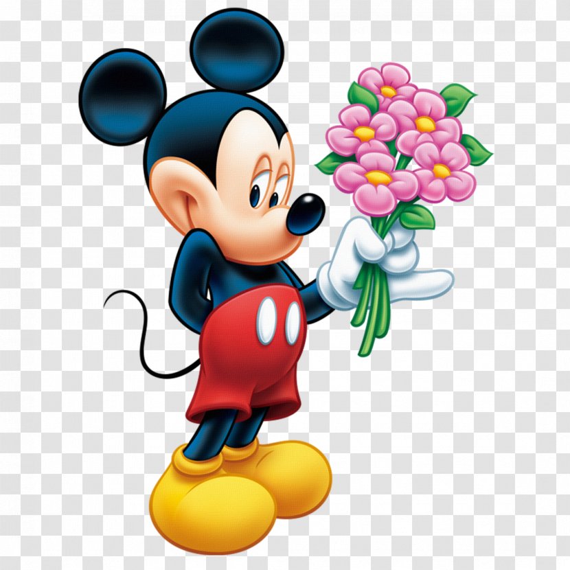Mickey Mouse Minnie Clip Art - Flower Transparent PNG