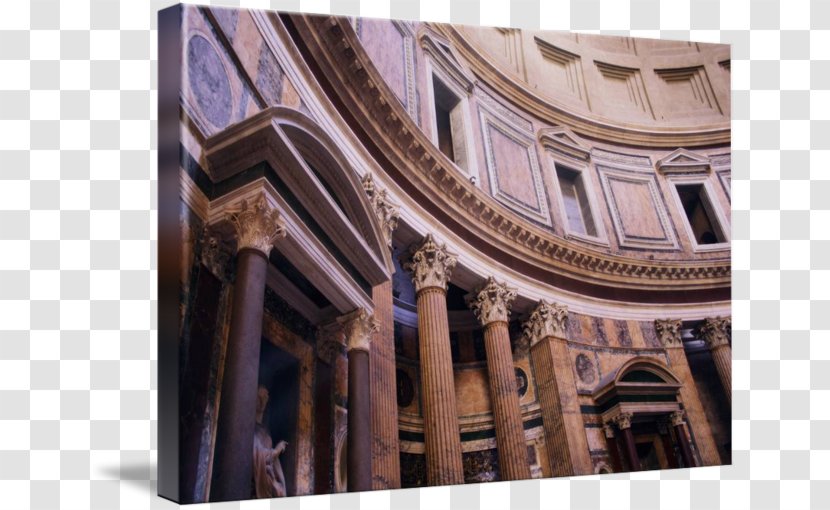 AllPosters.com Art.com Printing Canvas Print - Ancient Roman Architecture - Pantheon Transparent PNG