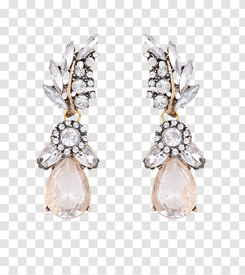 Earring Imitation Gemstones & Rhinestones Jewellery Clothing Charms Pendants - Jewelry Rhinestone Transparent PNG
