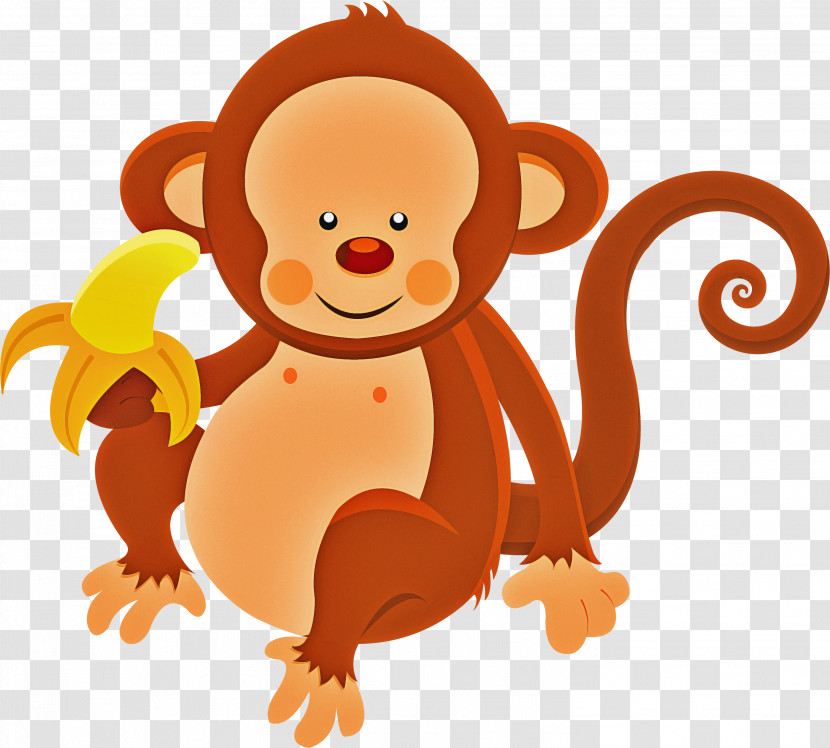 Cartoon Animation New World Monkey Old World Monkey Animal Figure Transparent PNG