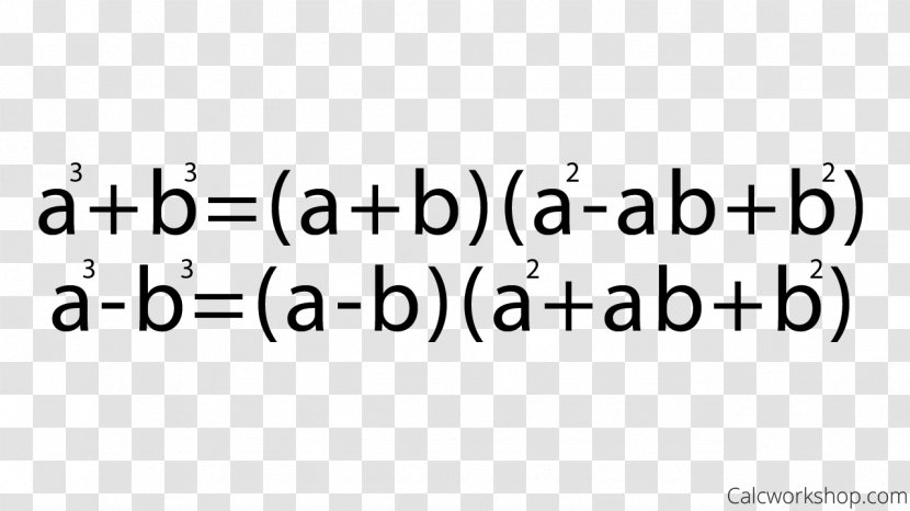 Perfect Number Cube Formula Factorization - Summation Transparent PNG