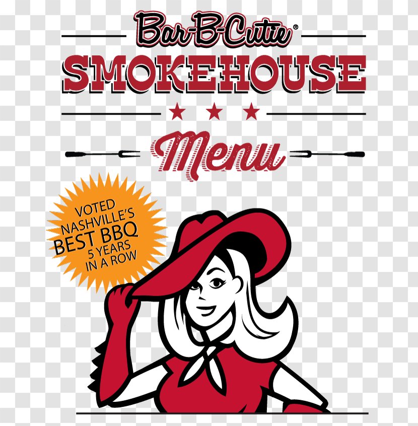Barbecue Bar-B-Cutie SmokeHouse Restaurant Menu - Heart - Lounge Transparent PNG