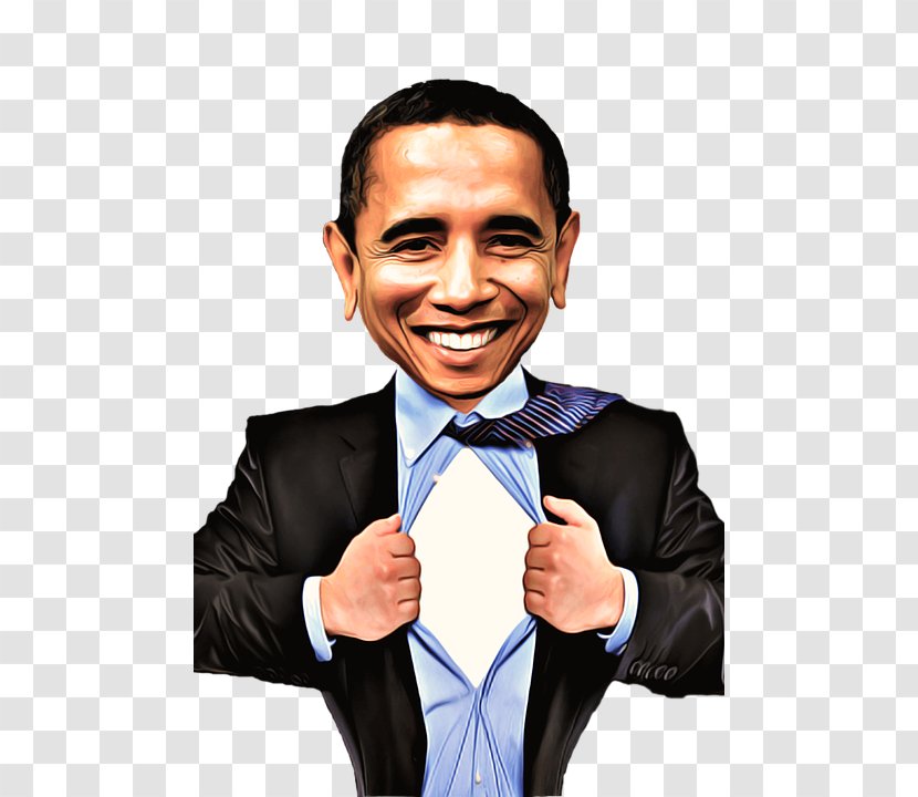 Barack Obama President Of The United States Democratic Party Caricature - Moral Propaganda Transparent PNG