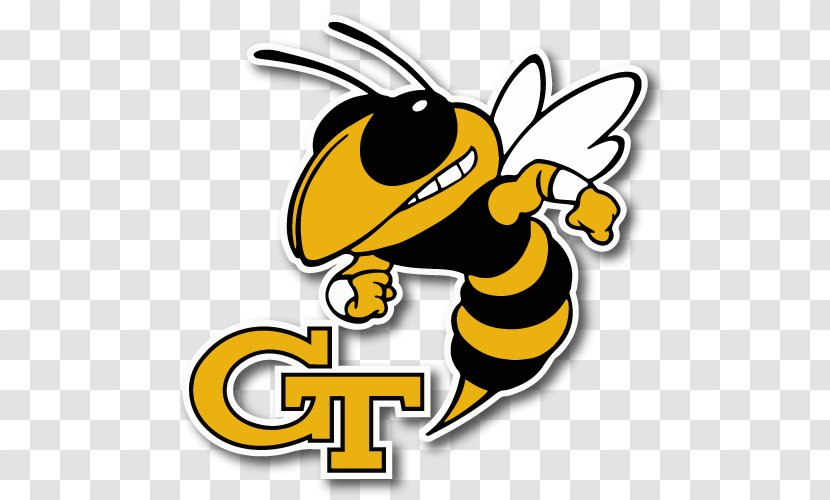 Georgia Institute Of Technology Tech Yellow Jackets Football Women's Basketball NCAA Division I Bowl Subdivision University - Artwork - Logo Transparent PNG