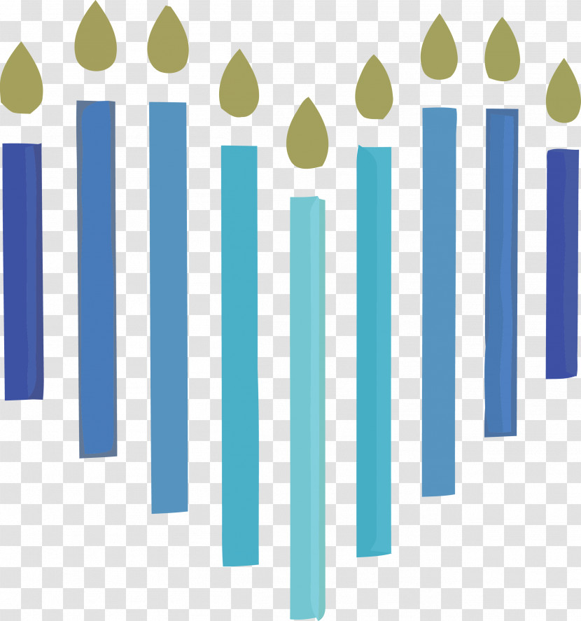 Hanukkah Candle Hanukkah Happy Hanukkah Transparent PNG