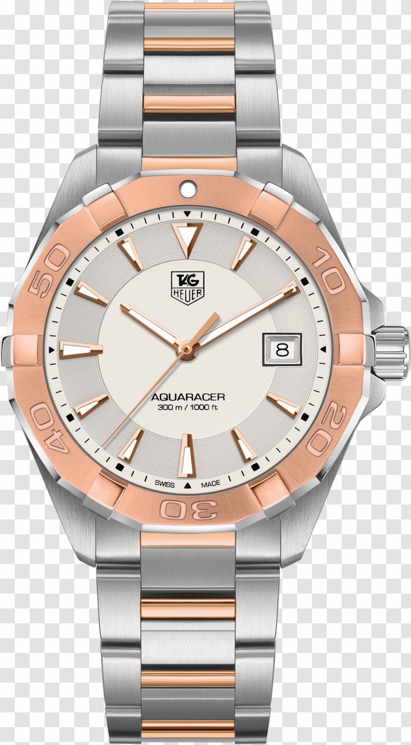 TAG Heuer Aquaracer Watch Chronograph Connected - Steel Transparent PNG
