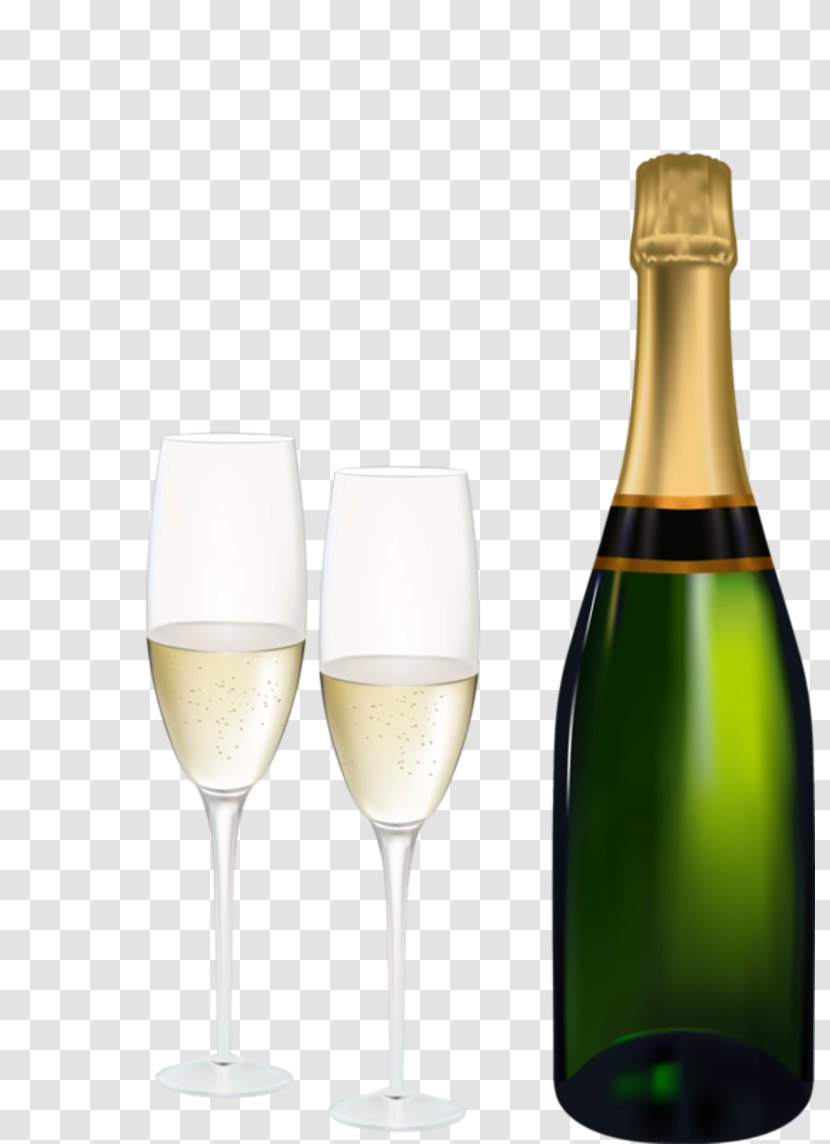 Champagne Royalty-free Bottle Sparkling Wine - Drink Transparent PNG