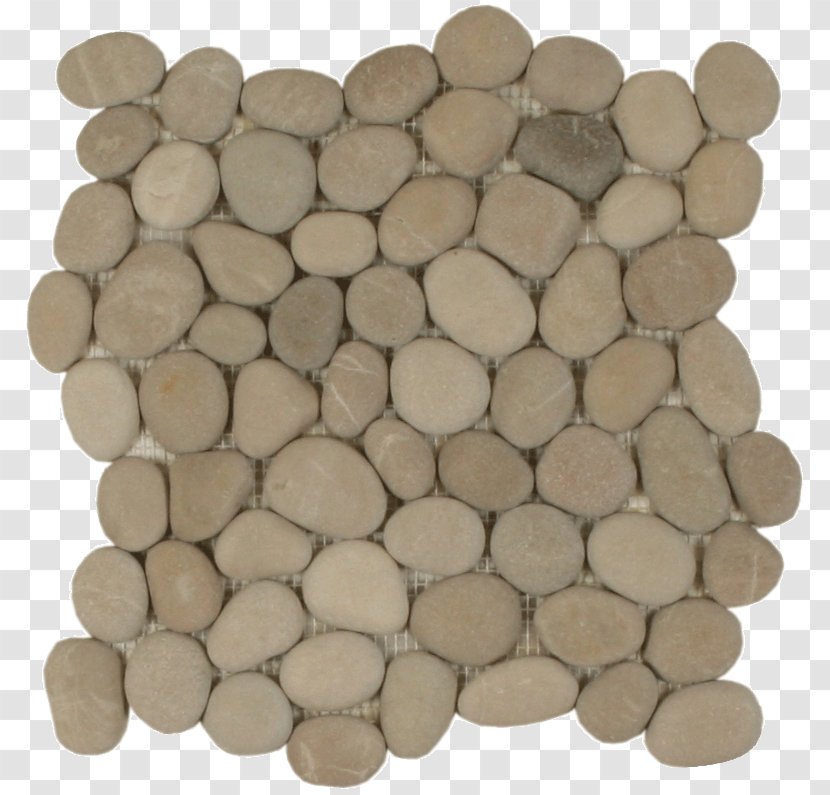 Natural Khaki Mosaic Cream Rock - Brown - Flooring Transparent PNG
