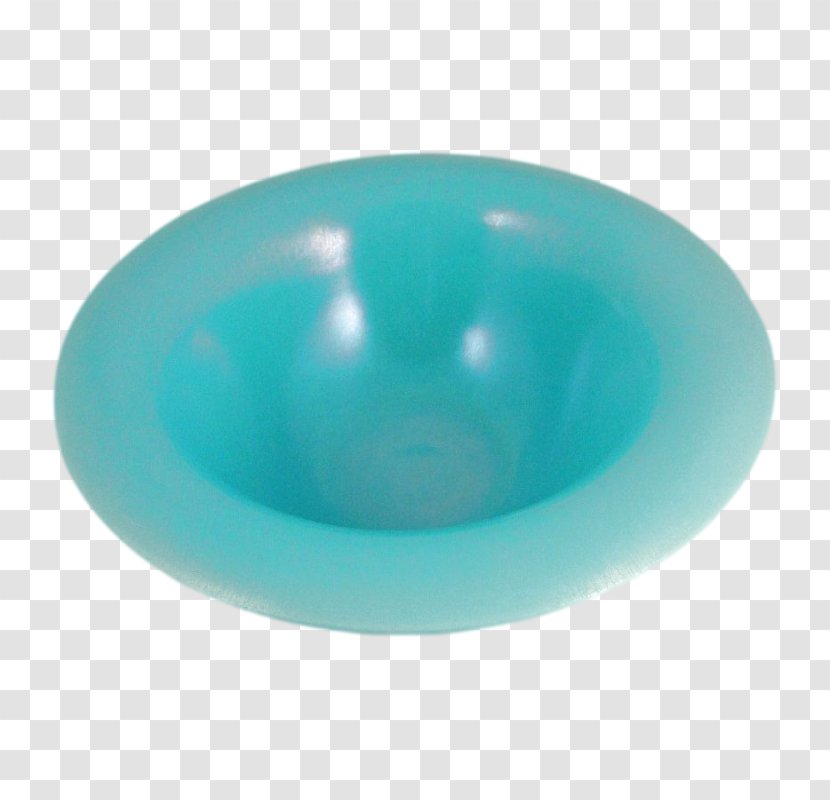 Bowl Glass Blue Plastic Saucer - Aqua Transparent PNG