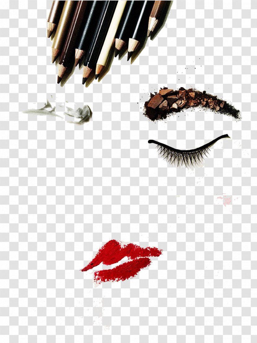 Cosmetics Powder Eye Shadow Rouge Eyebrow - Eyes Lips Face - Makeup Paste Transparent PNG