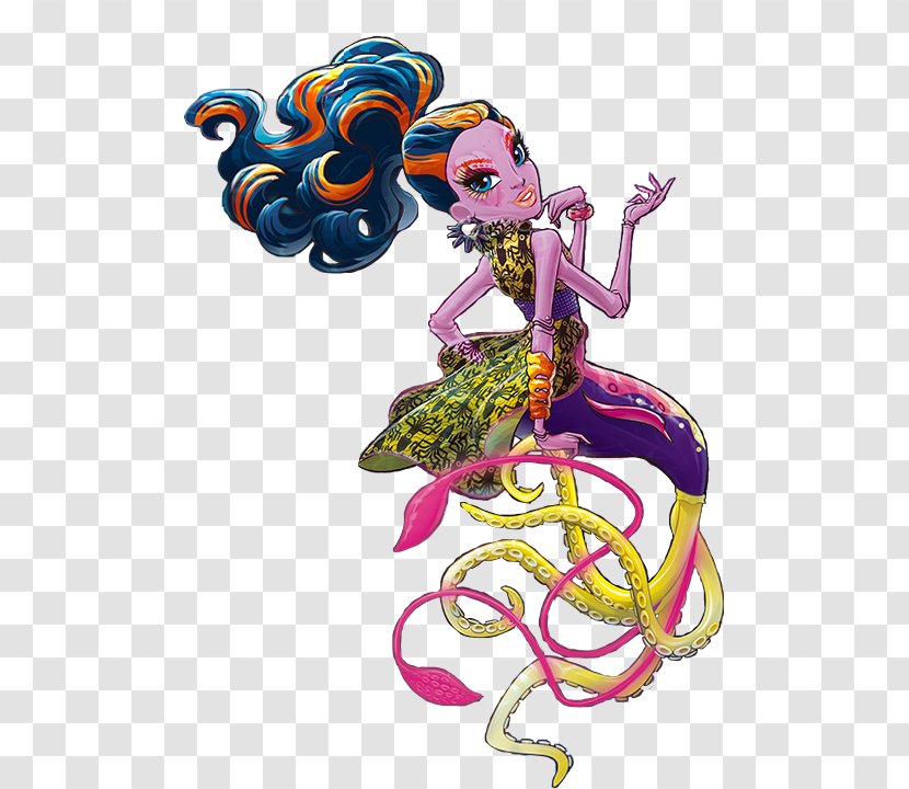 Monster High: Ghoul Spirit High Great Scarrier Reef Down Under Ghouls Posea Doll Barbie - Draculaura Transparent PNG