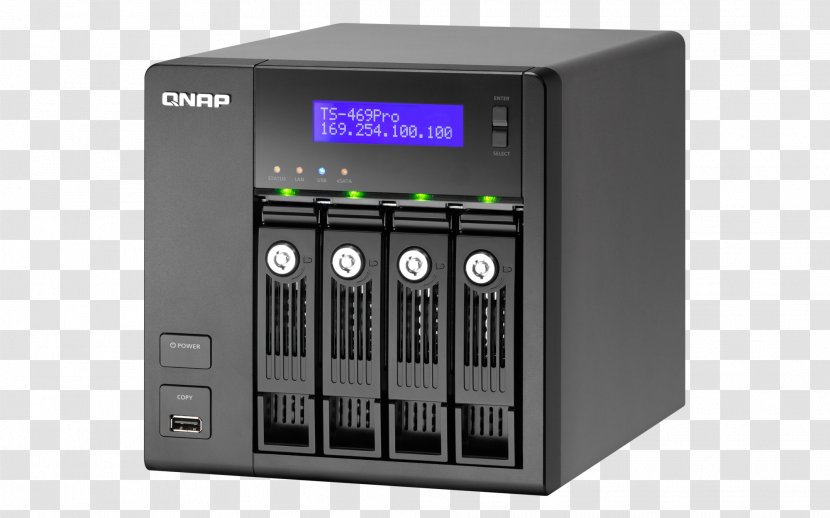 Network Storage Systems QNAP Systems, Inc. MacBook Pro Hard Drives Computer - Audio Receiver Transparent PNG