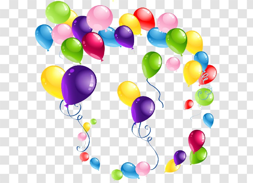 Balloon Party Hat Clip Art - Birthday Transparent PNG