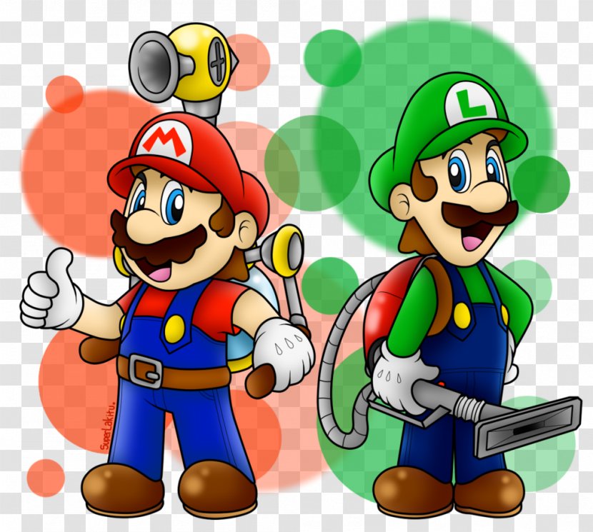 Mario Bros. New Super Bros Luigi's Mansion Sunshine - Series Transparent PNG