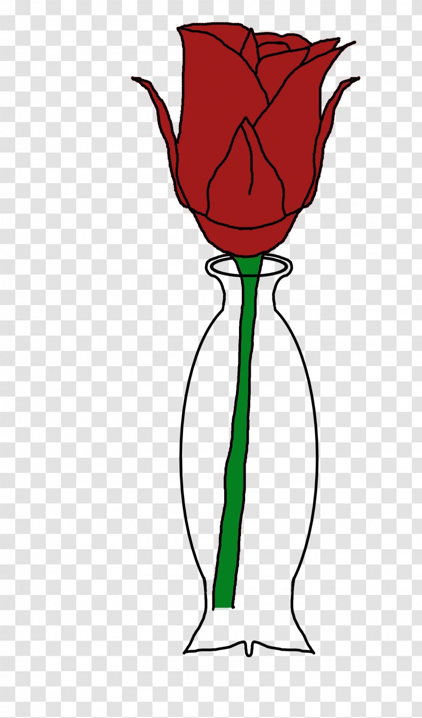 Garden Roses Clip Art Cartoon Plant Stem Line Transparent PNG