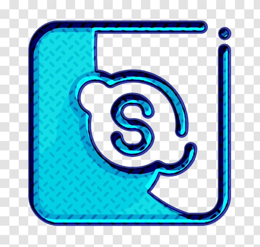 Social Media Icon - Text Messaging - Symbol Electric Blue Transparent PNG