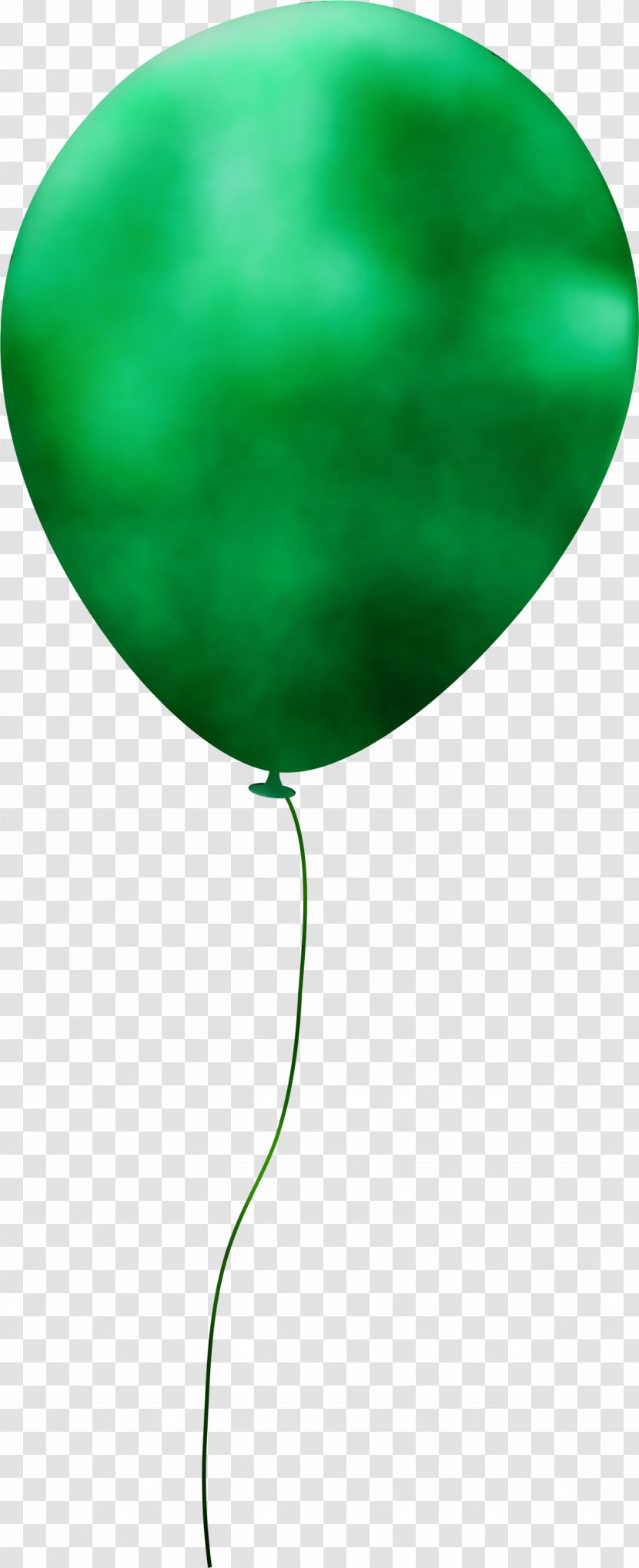 Green Leaf Watercolor - Balloon - Party Supply Plant Stem Transparent PNG