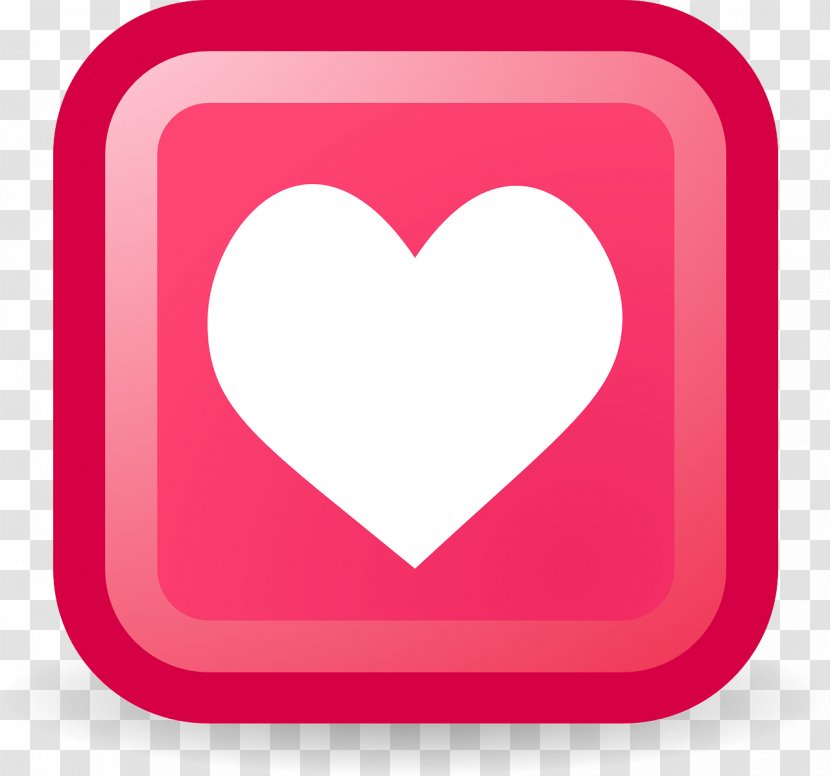 Heart Smiley Emoticon Clip Art - Valentine S Day - Buttons Transparent PNG