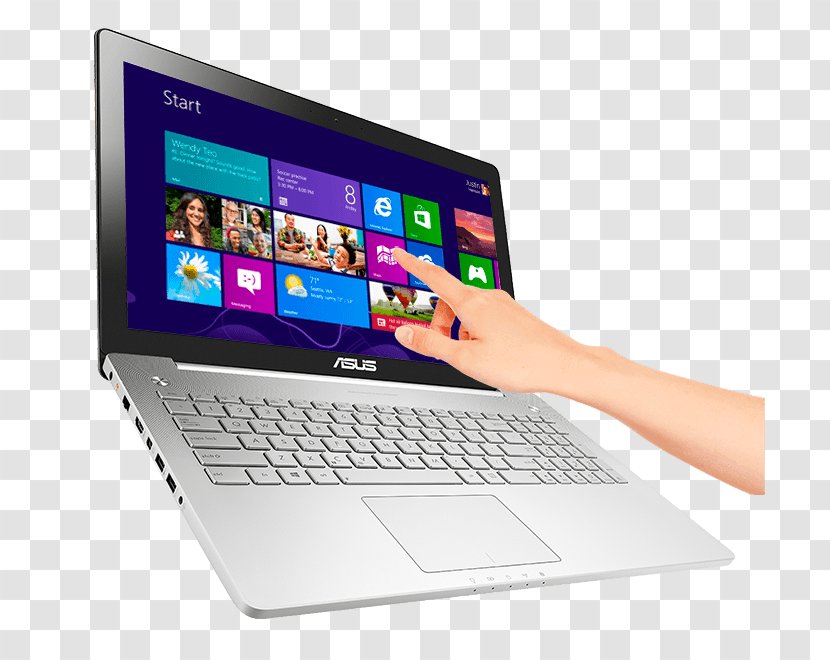 Laptop Designo Display MX27UQ Intel Asus N550 - Core I7 - Touchscreen Transparent PNG