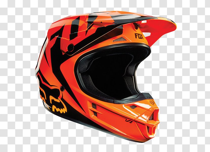 Motorcycle Helmets Racing Helmet Fox - Bicycle Clothing Transparent PNG