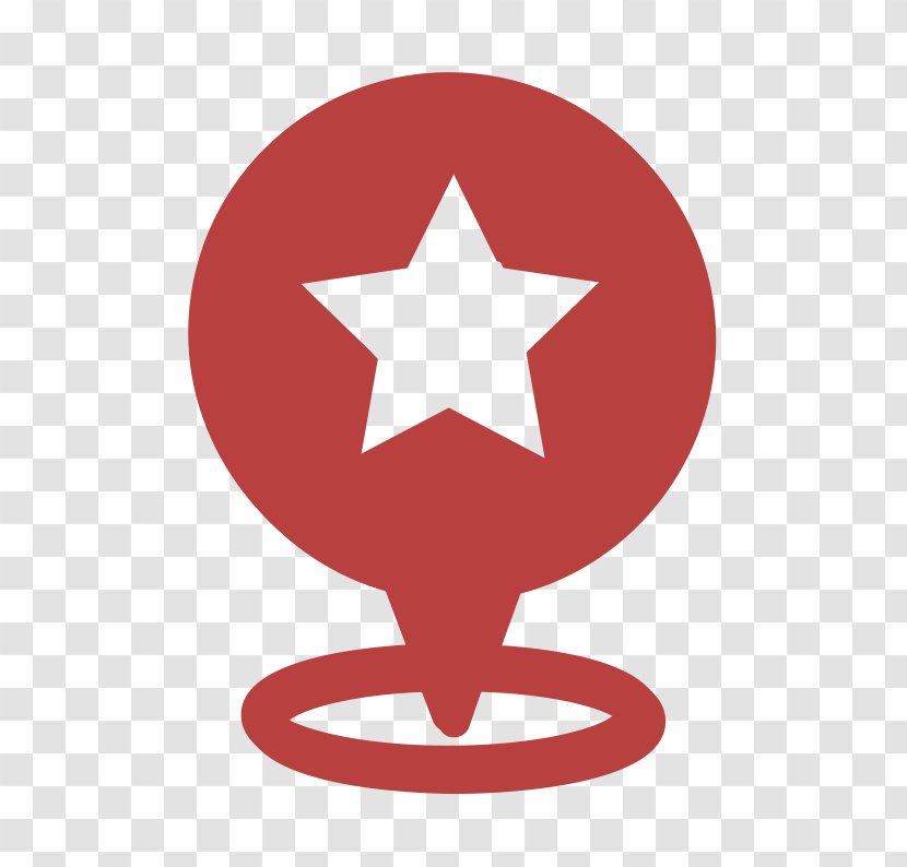Direction Icon Favorite Location - Star - Logo Symbol Transparent PNG