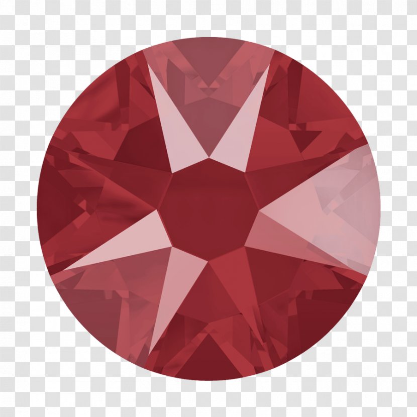 Swarovski AG Imitation Gemstones & Rhinestones Stick-on 7 Mm Scarlet X10 Crystal - Correct Red Transparent PNG