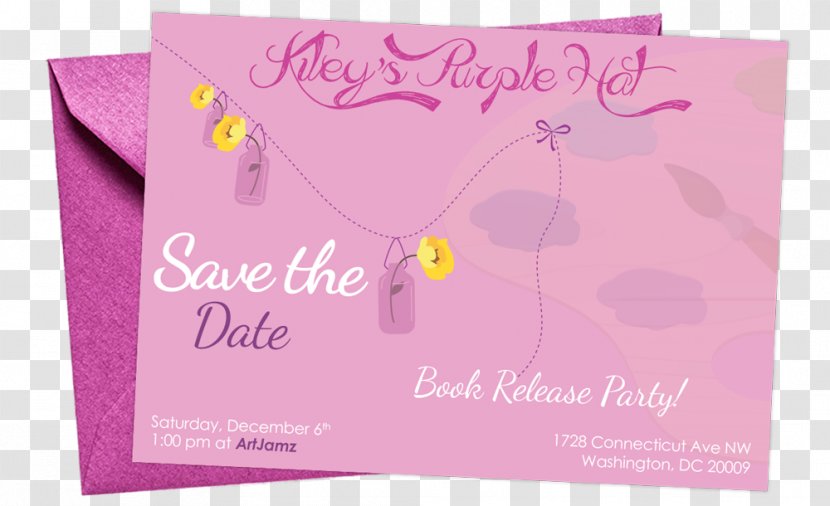 Paper Pink M Brand Font - Magenta - Save The Date Ticket Transparent PNG