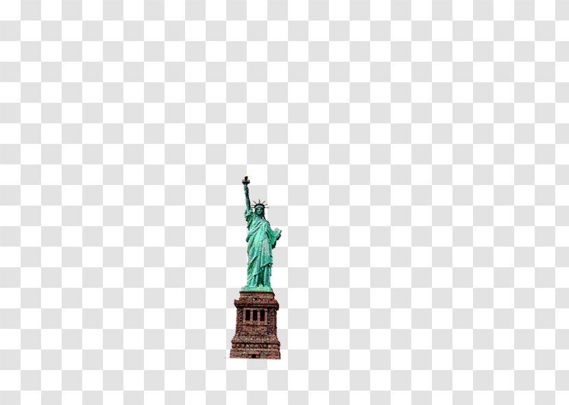 Statue Of Liberty Teal Square, Inc. Pattern - Building Transparent PNG