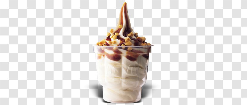 Sundae Parfait Milkshake Frozen Yogurt Ice Cream - Chocolate Transparent PNG