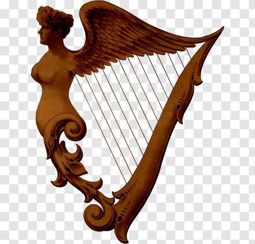 Celtic Harp Musical Instruments String Transparent PNG