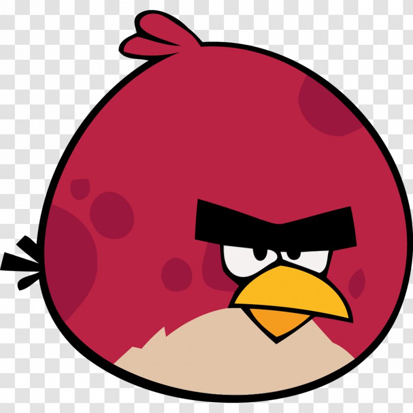 Beak Smile Magenta Font - Red - Angry Bird Transparent PNG