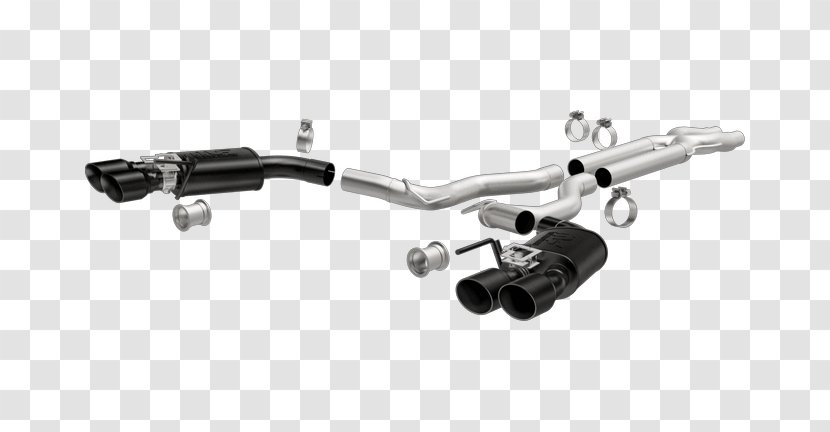 2019 Ford Mustang GT MagnaFlow Performance Exhaust Systems - Cat Back Transparent PNG