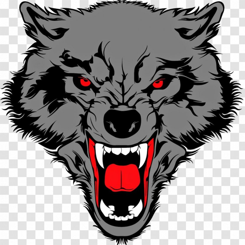 Gray Wolf Drawing Clip Art Transparent PNG