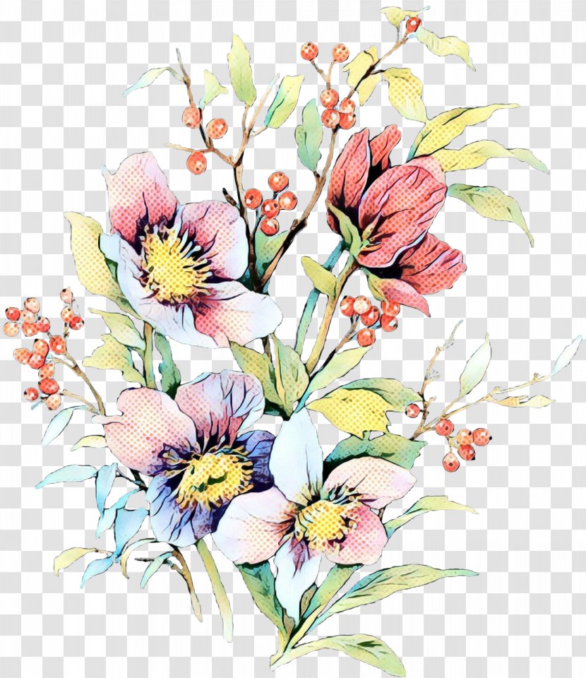 Bouquet Of Flowers Drawing - Flower Arranging - Blossom Wildflower Transparent PNG