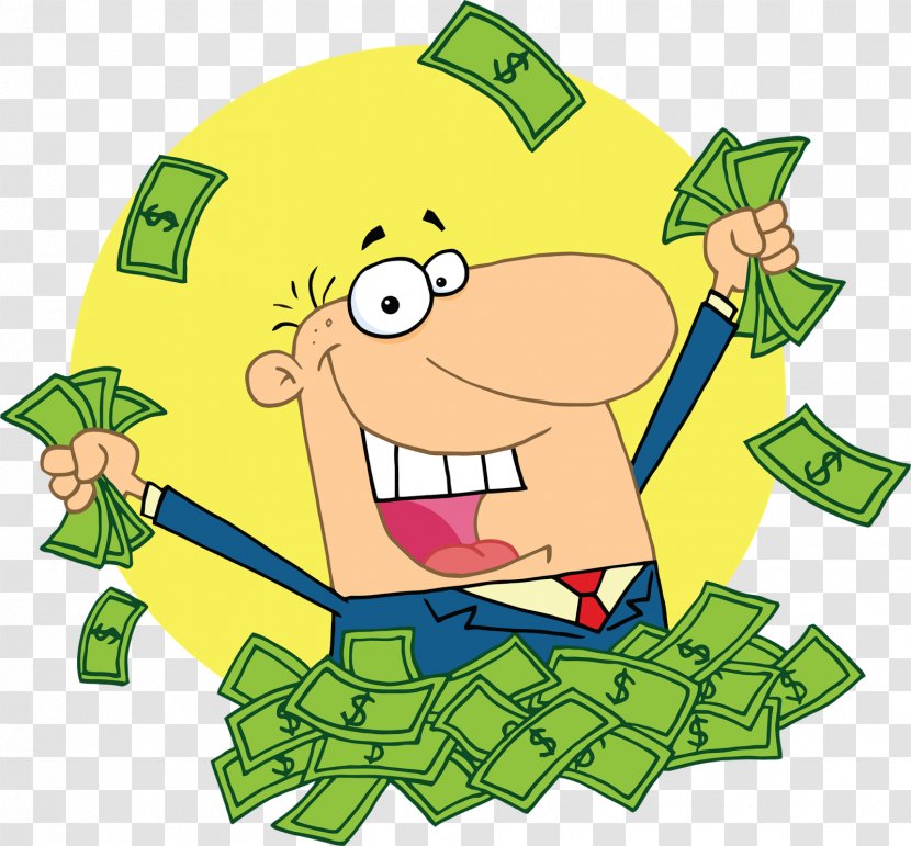 Cartoon Image Illustration Clip Art Vector Graphics - Drawing - Pileofmoney Transparent PNG