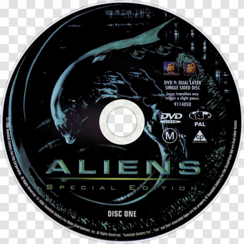 Compact Disc HD DVD Alien Film - Movie Transparent PNG