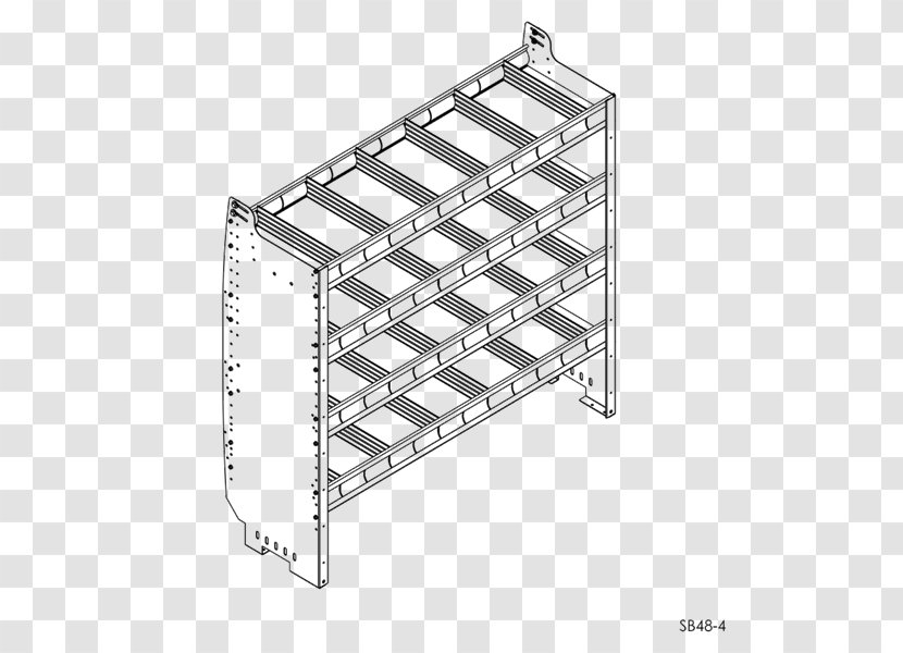 Line Furniture Angle Pattern Product Design - Structure - Pallet Headboard With Shelves Transparent PNG